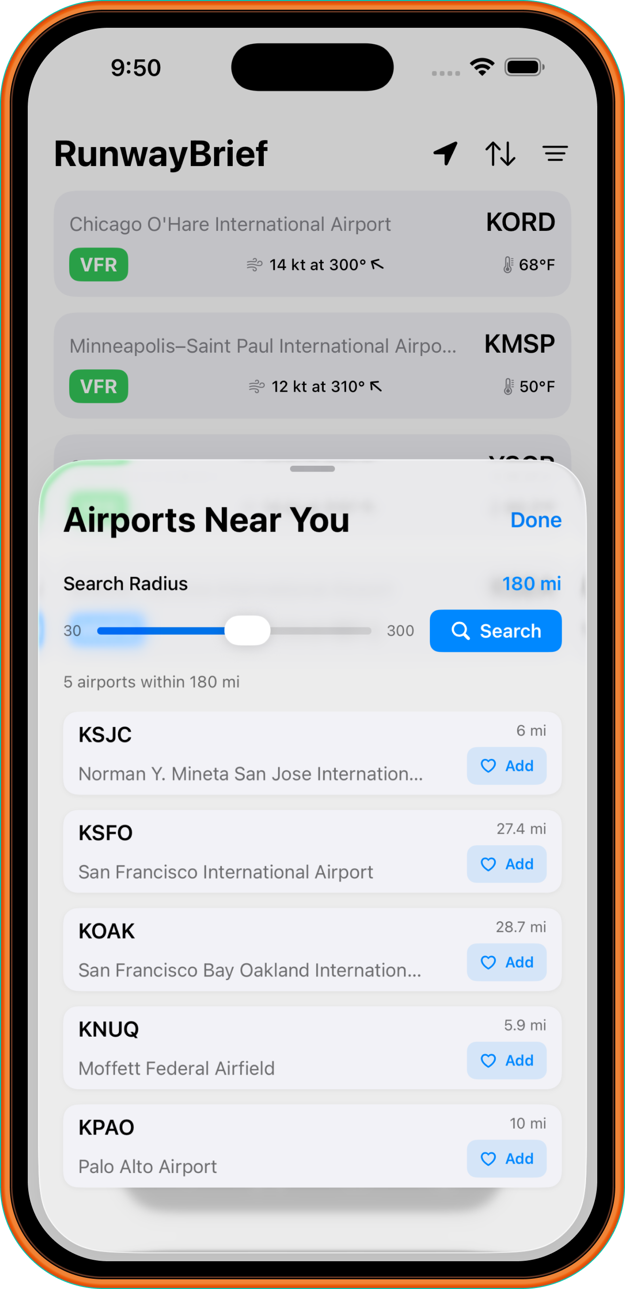 RunwayBrief Screenshot